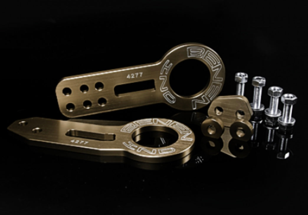 Benen Tow Hook Set Gun Metal