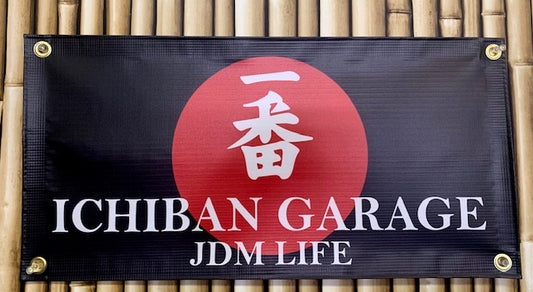 Ichiban Garage Vinyl Banner